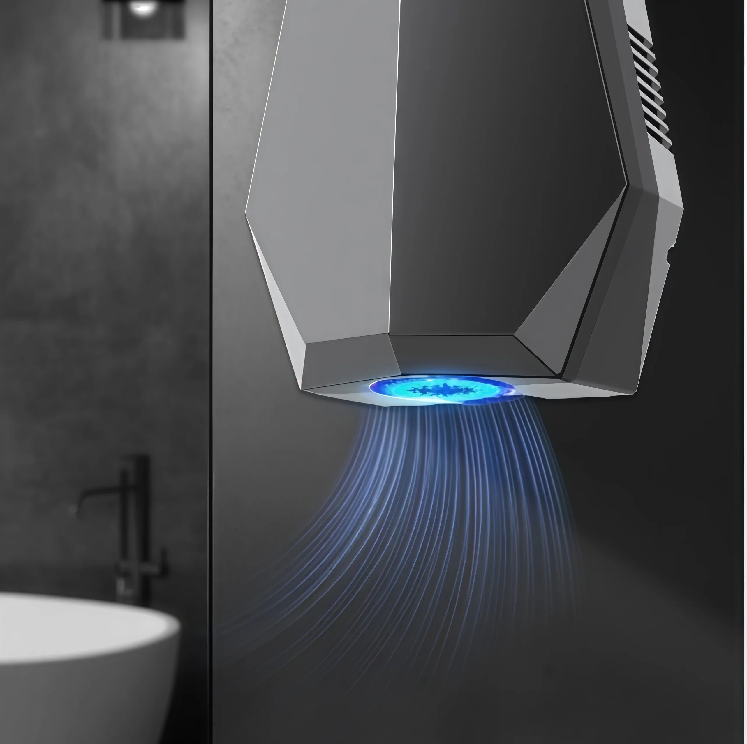 Wall-Mounted 1600W Powerful Hand Dryer
