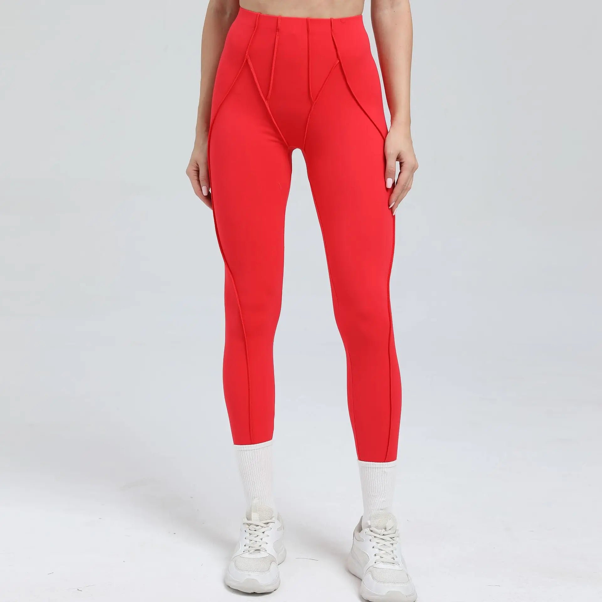 2-Piece Yoga Set – Open Back Sports Bra & High Waist Shorts