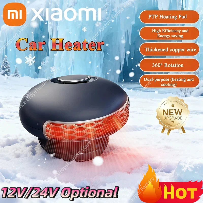 360°rotation 12v/24v Car Heating and Cooling Device