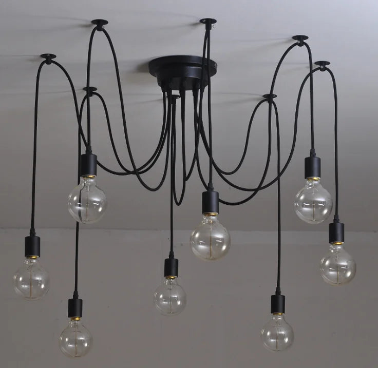 Industrial Style Multi-Head Chandelier